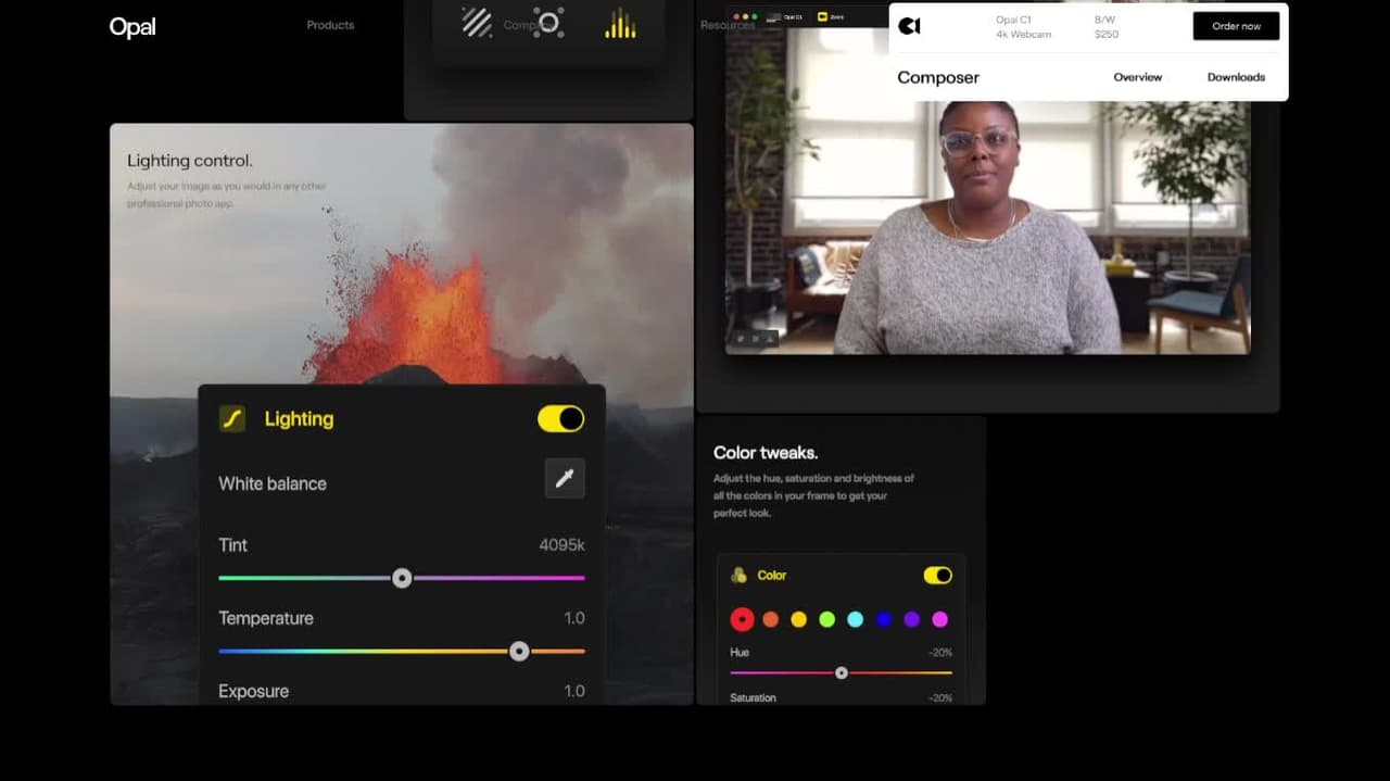 Screenshot of Opal Camera Inc.
