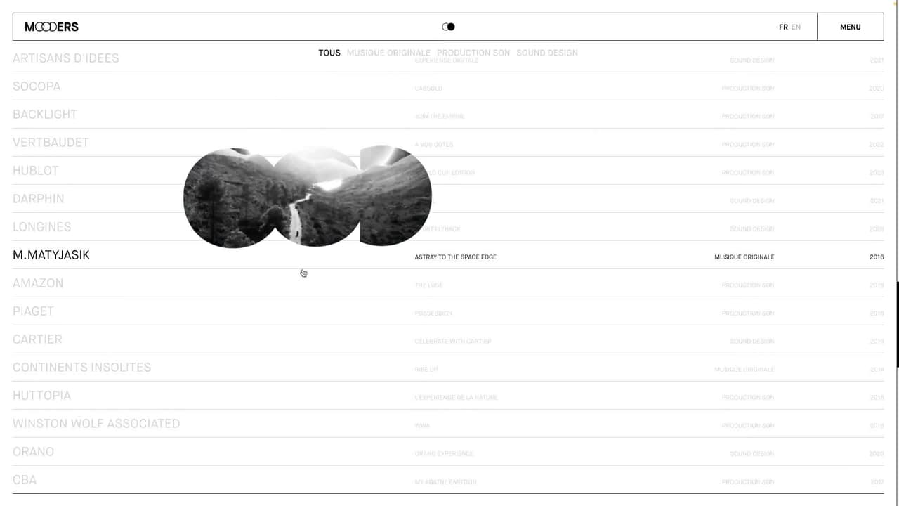 Screenshot of Mooders