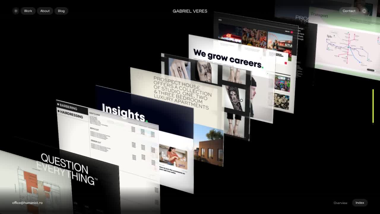 Screenshot of Gabriel Veres