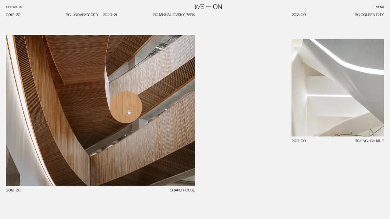 Screenshot of WE-ON